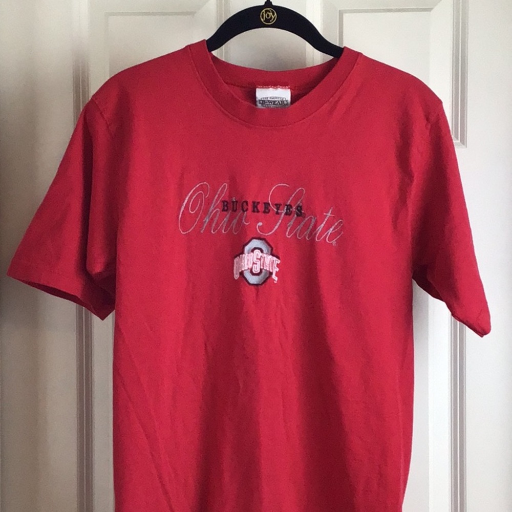 🌴Vintage 🏈 Ohio State Buckeyes Long T-Shirt, ladies size tee - Picture 2 of 8